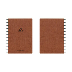 Cahier Adoc Business A4 carreau 5x5mm 144 pages 90g brun