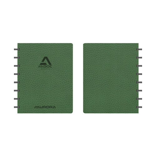 Aurora Schrift Adoc Business A5 ruit 5x5mm 144blz 90gr groen