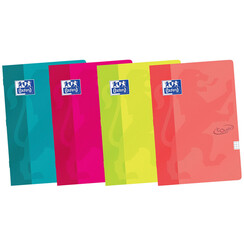 Cahier Oxford School Touch A5 ligné 72 pages 90g assorti