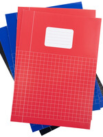 Verhaak Schrift Verhaak Basic A4 ruit 10x10mm 80blz 60gr assorti - 5st