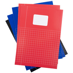 Cahier Verhaak Basic A4 carreau 10x10mm 80 pages 60g assorti