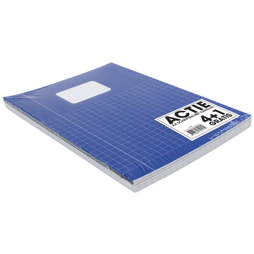 Verhaak Cahier Verhaak Basic A4 carreau 10x10mm 80 pages 60g assorti