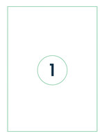 Qbasic Etiquette Qbasic A4 1000 feuilles 210x297mm 1000 étiquettes