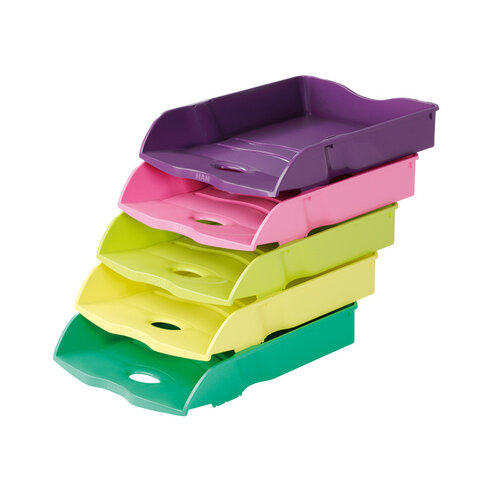 Han Corbeille à courrier HAN Re-LOOP A4 empilable & emboîtable noir