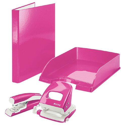 Leitz Corbeille à courrier Leitz 5226 Plus WOW rose