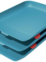 Leitz Brievenbak Leitz Cosy 3 stuks blauw