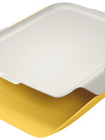 Leitz Corbeille à courrier Leitz Cosy avec organiseur de bureau jaune