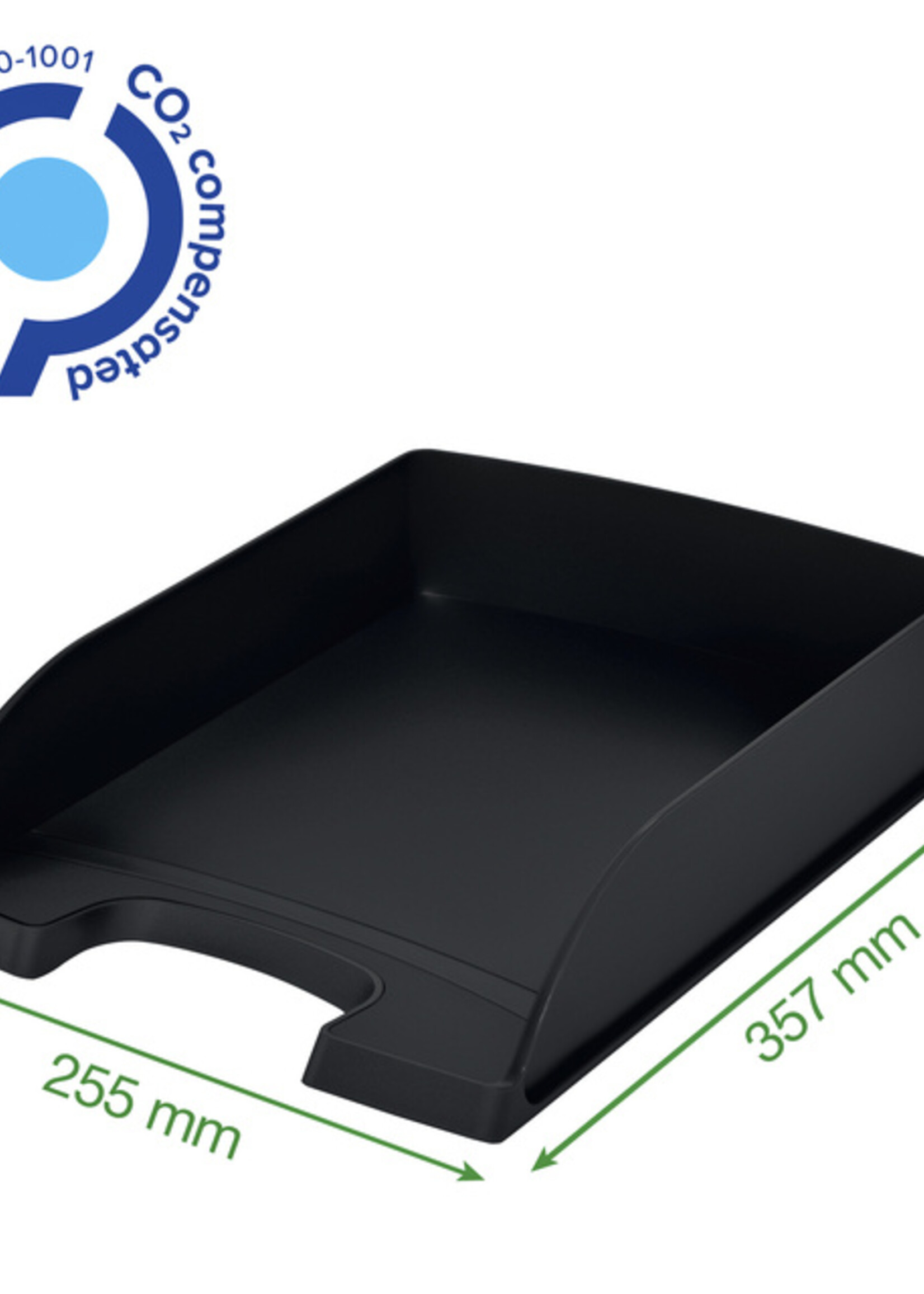 Leitz Corbeille à courrier Leitz Recycle A4 noir