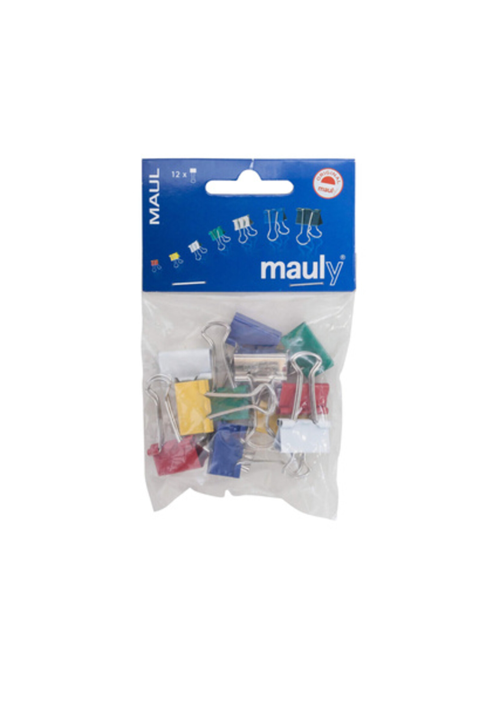 MAUL Pince à papier MAUL 215 Foldback 32mm capacité 7mm assorti