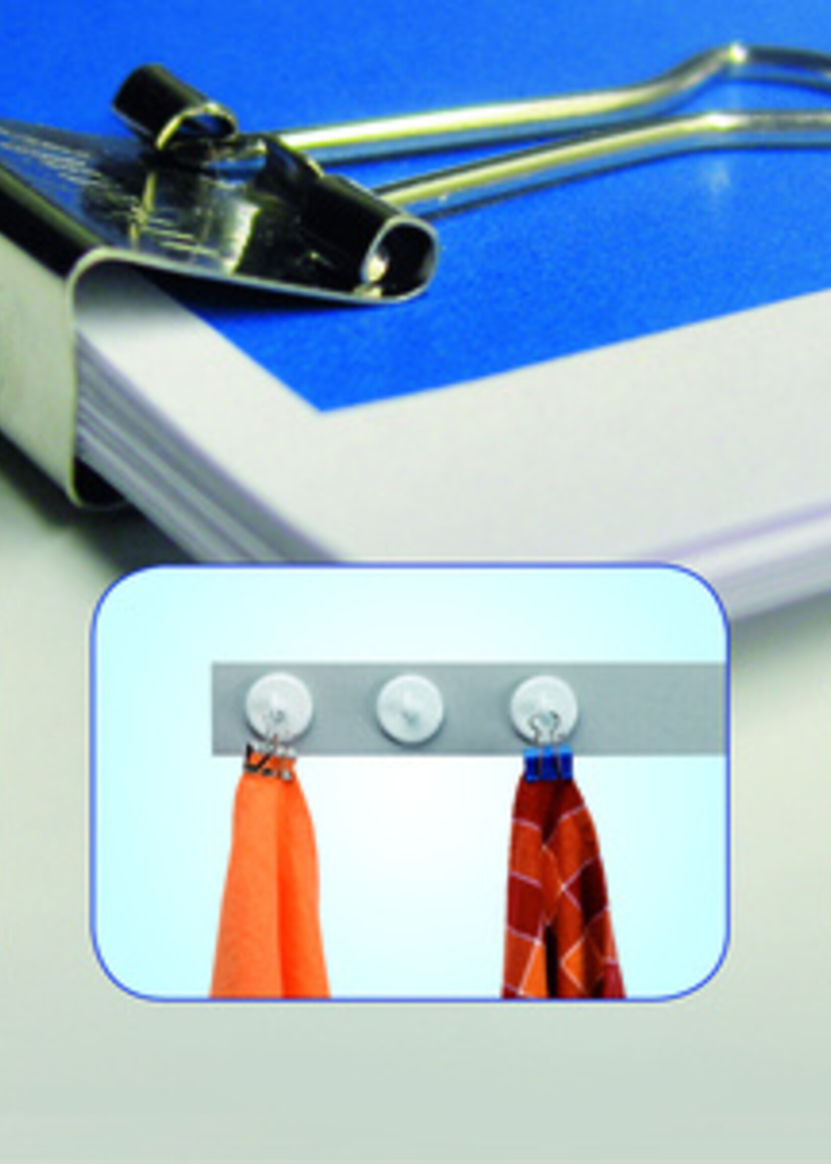 MAUL Pince à papier MAUL 215 Foldback 32mm capacité 7mm assorti