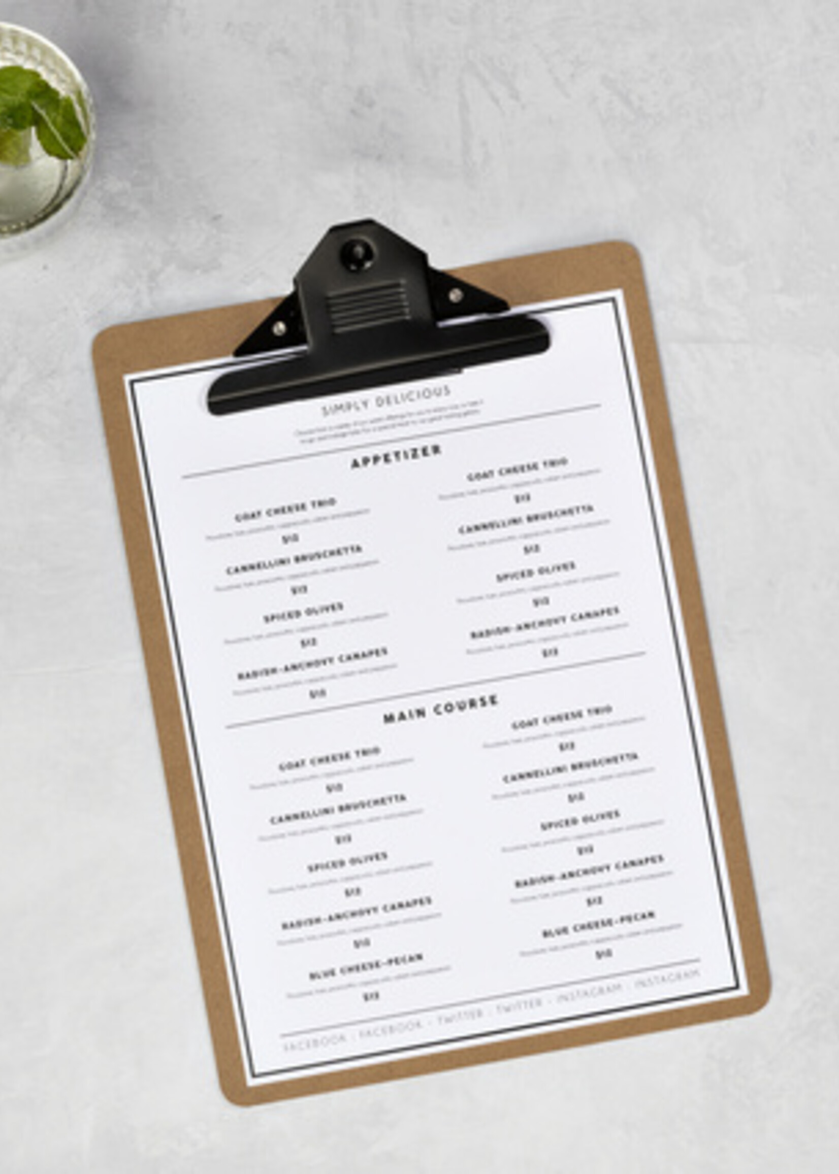 Europel Klembord Europel A4 staand hout