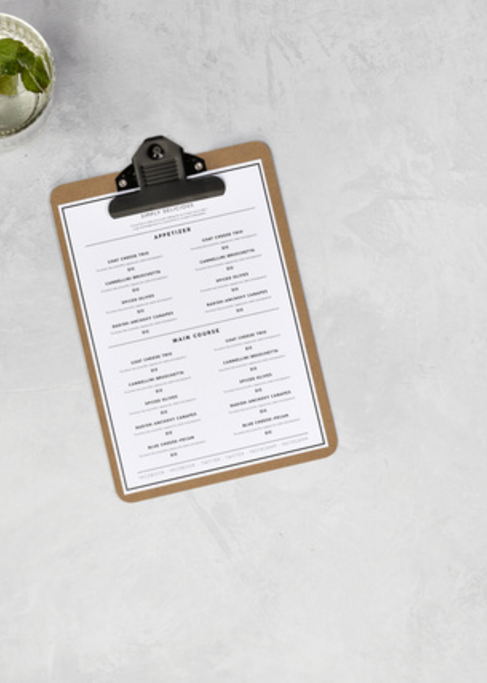 Europel Klembord Europel A5 staand hout