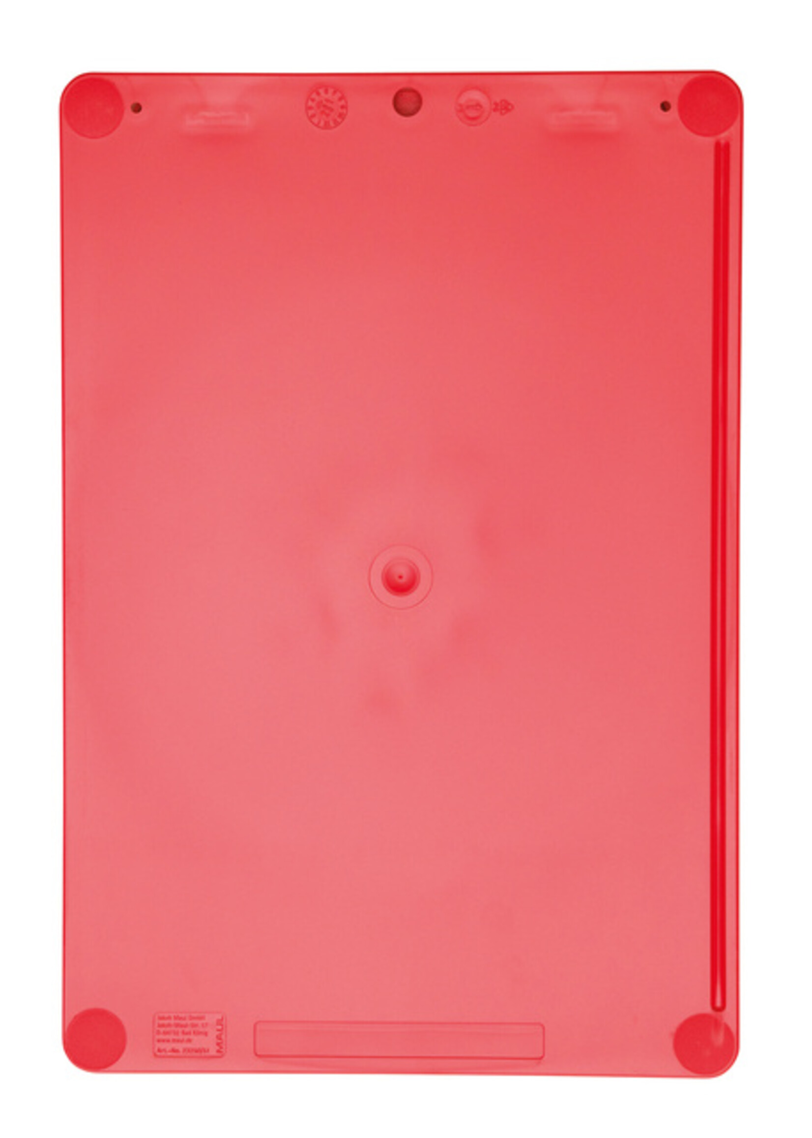 MAUL Porte-bloc MAULgo uni Recycled A4 portrait rouge