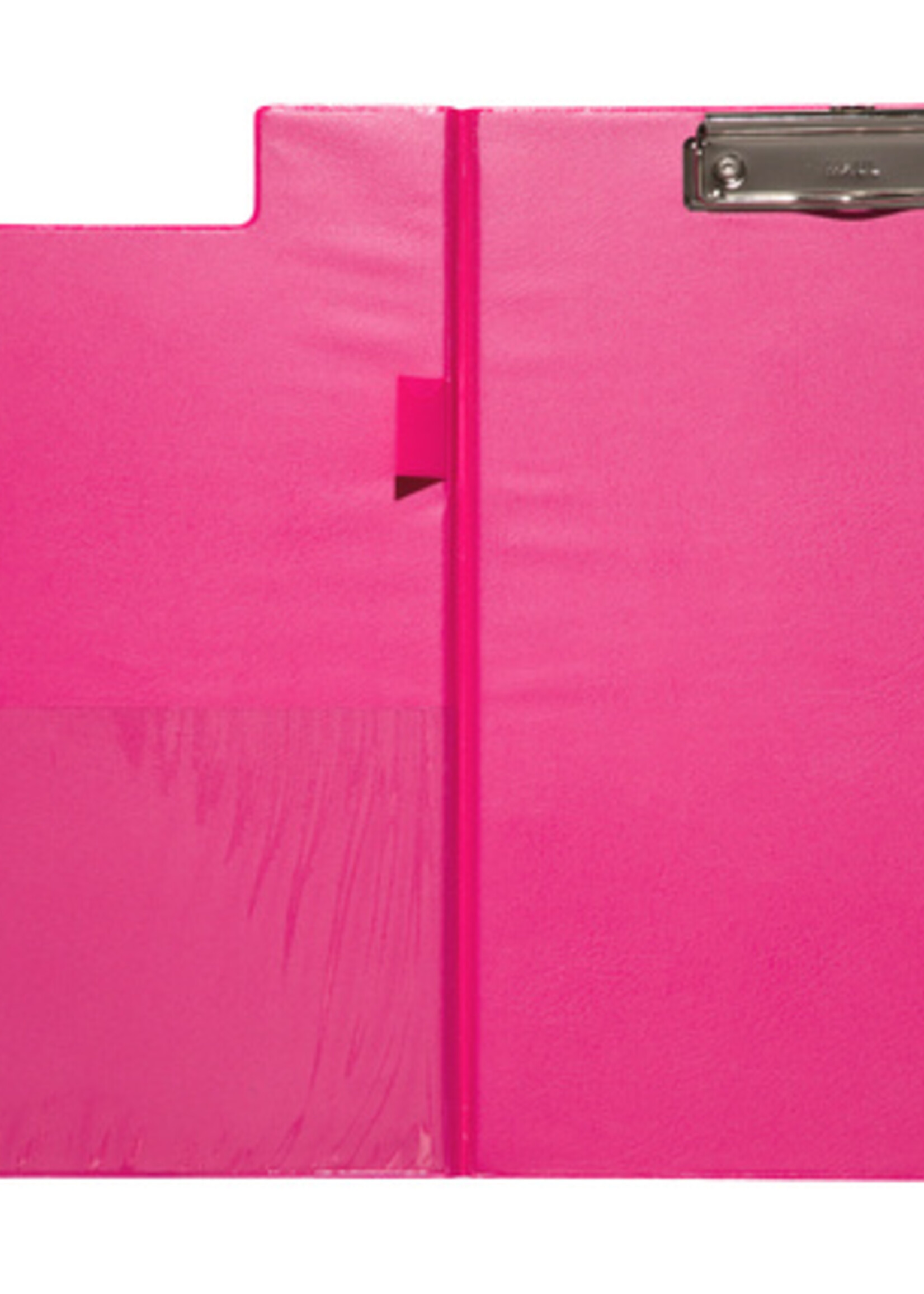 MAUL Porte-bloc à rabat Maul A4 portrait avec boule-stylo néon rose