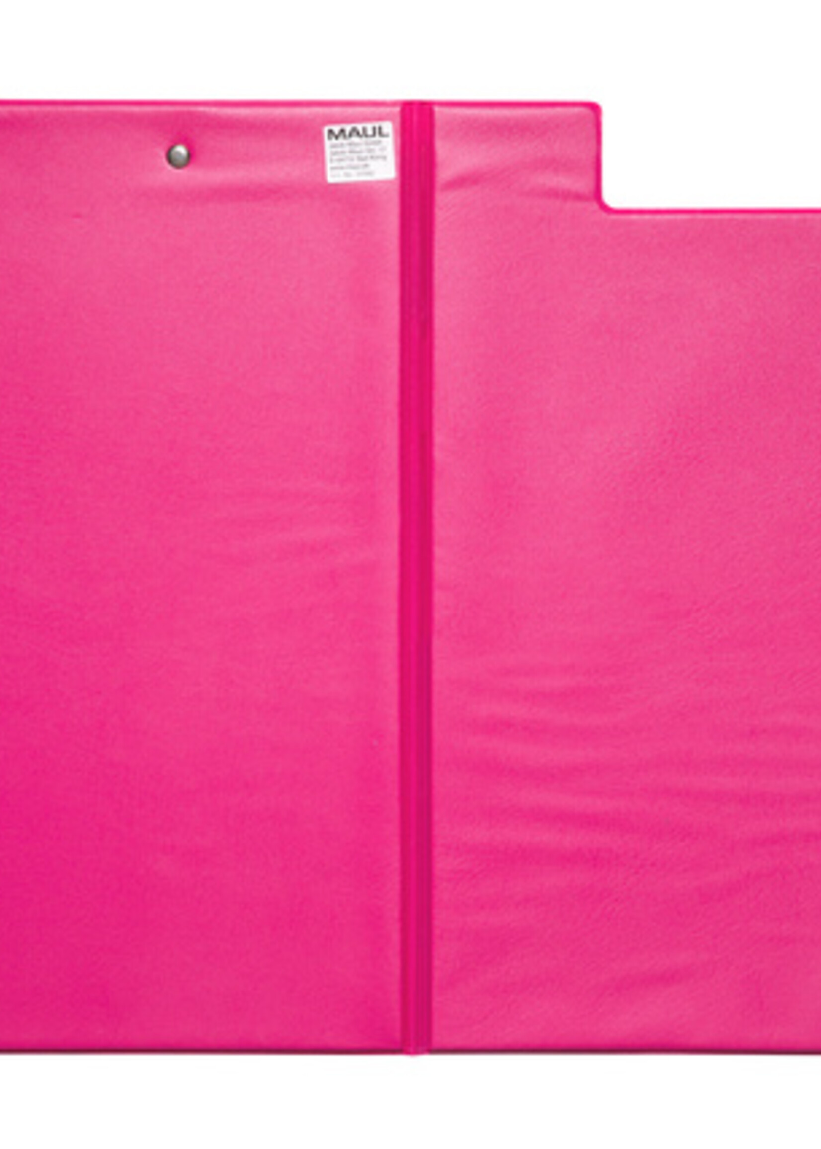 MAUL Klembordmap MAUL A4 staand met penlus neon roze