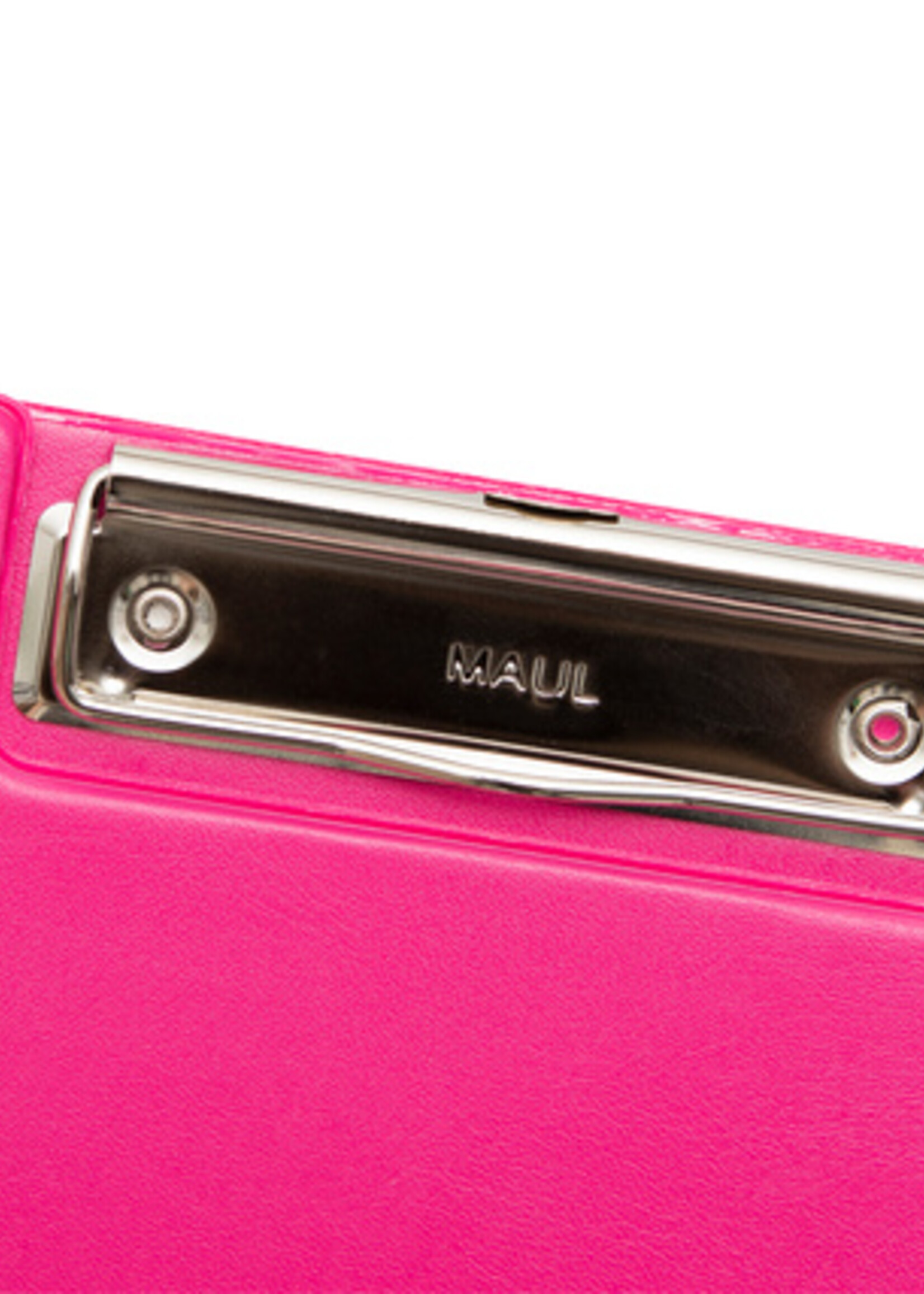 MAUL Klembordmap MAUL A4 staand met penlus neon roze