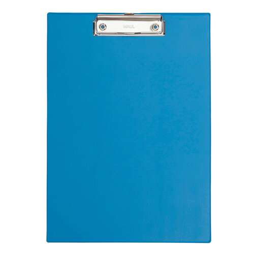 MAUL Porte-bloc avec rabat MAUL A4 portrait avec boucle-stylo bleu clair