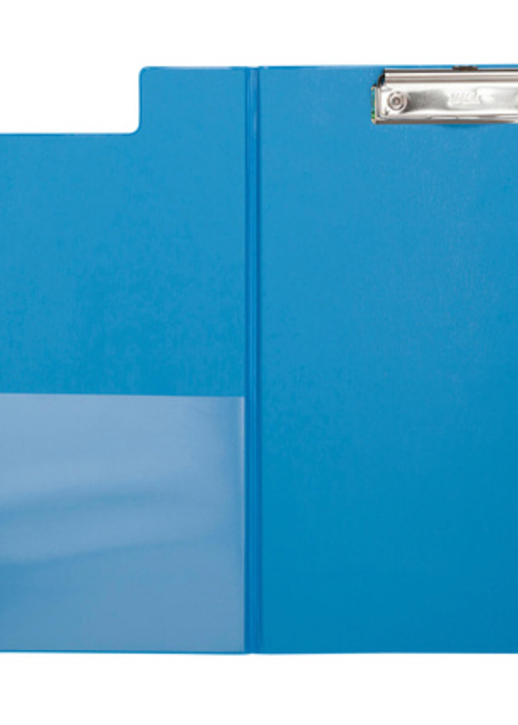 MAUL Porte-bloc avec rabat MAUL A4 portrait avec boucle-stylo bleu clair