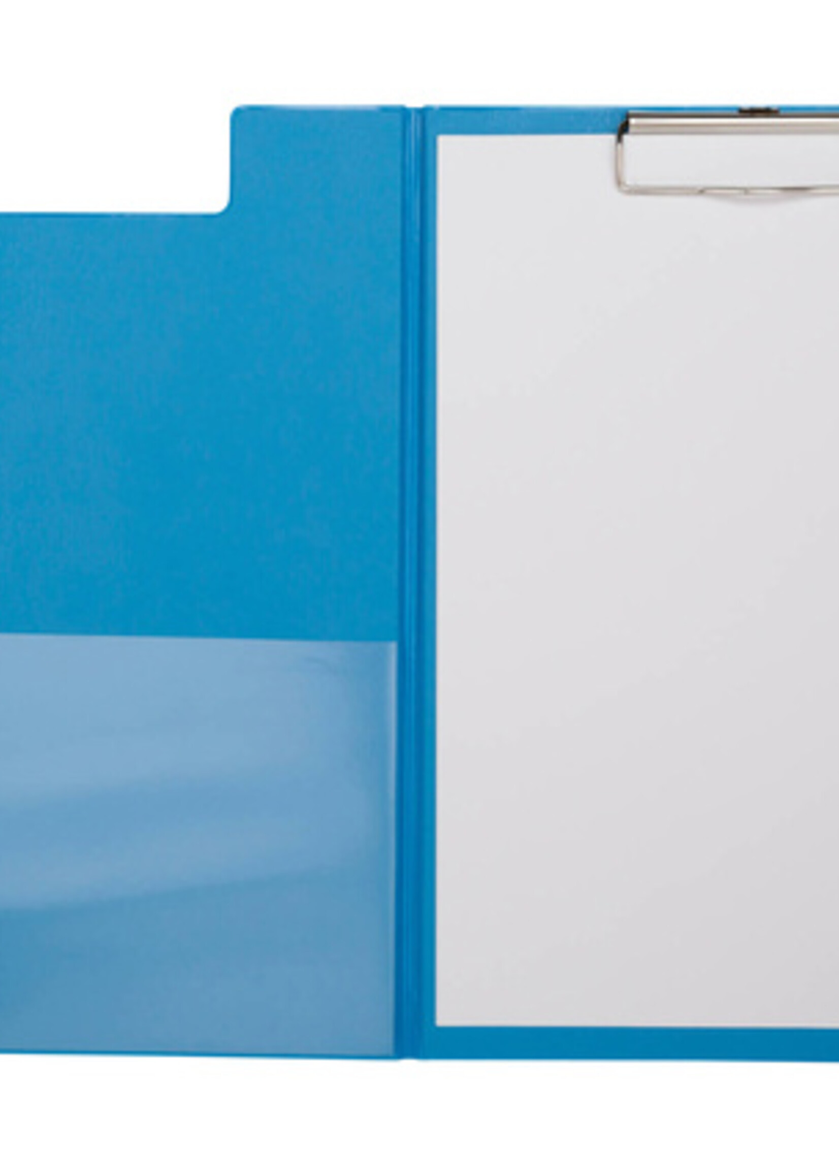 MAUL Porte-bloc avec rabat MAUL A4 portrait avec boucle-stylo bleu clair