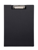 MAUL Porte-bloc à rabat MAULbalance A4 carton renforcé dos 8mm noir