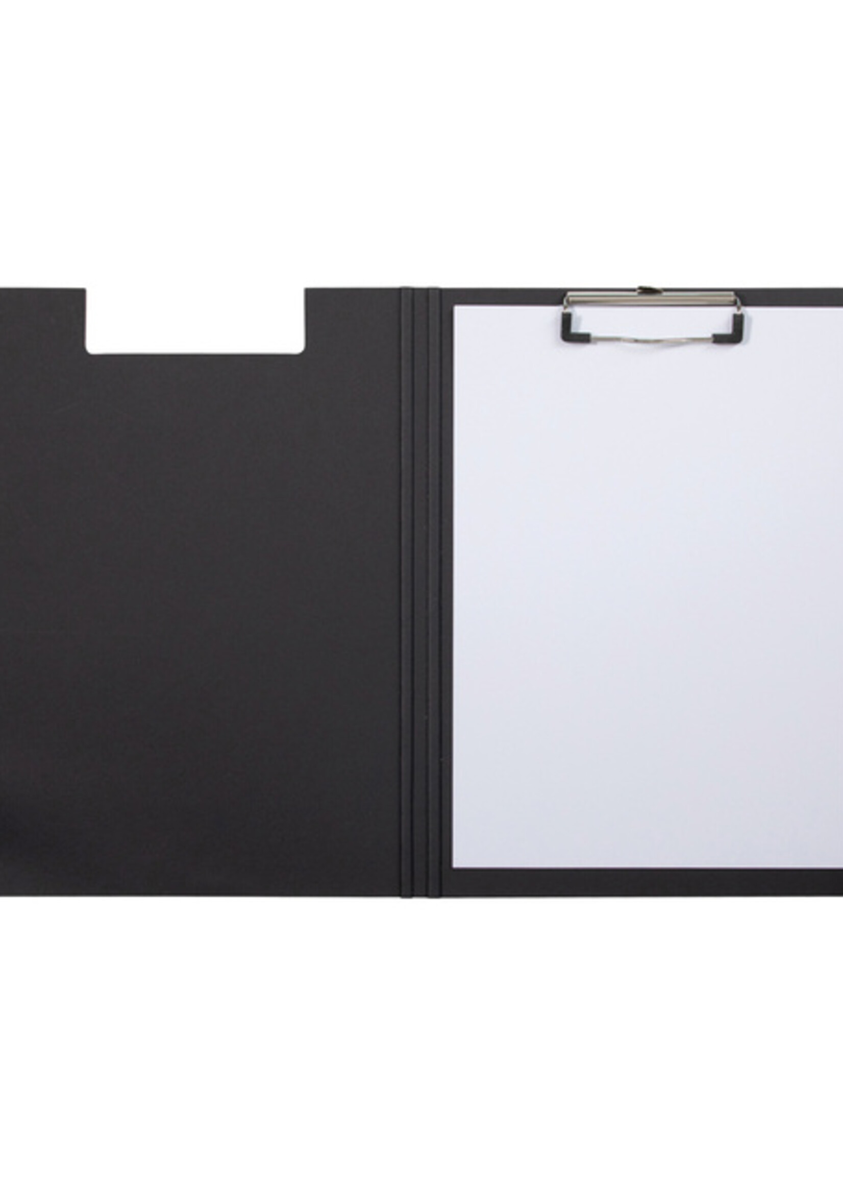 MAUL Porte-bloc à rabat MAULbalance A4 carton renforcé dos 8mm noir