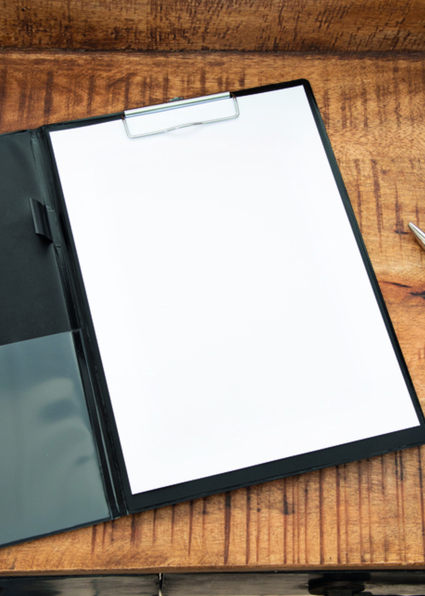 MAUL Porte-bloc à rabat MAULpoly A4 portrait film PP noir