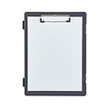 MAUL Porte-bloc avec compartiment MAULtred A4 portrait ouverture latérale PP noir