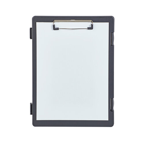 MAUL Porte-bloc avec compartiment MAULtred A4 portrait ouverture latérale PP noir