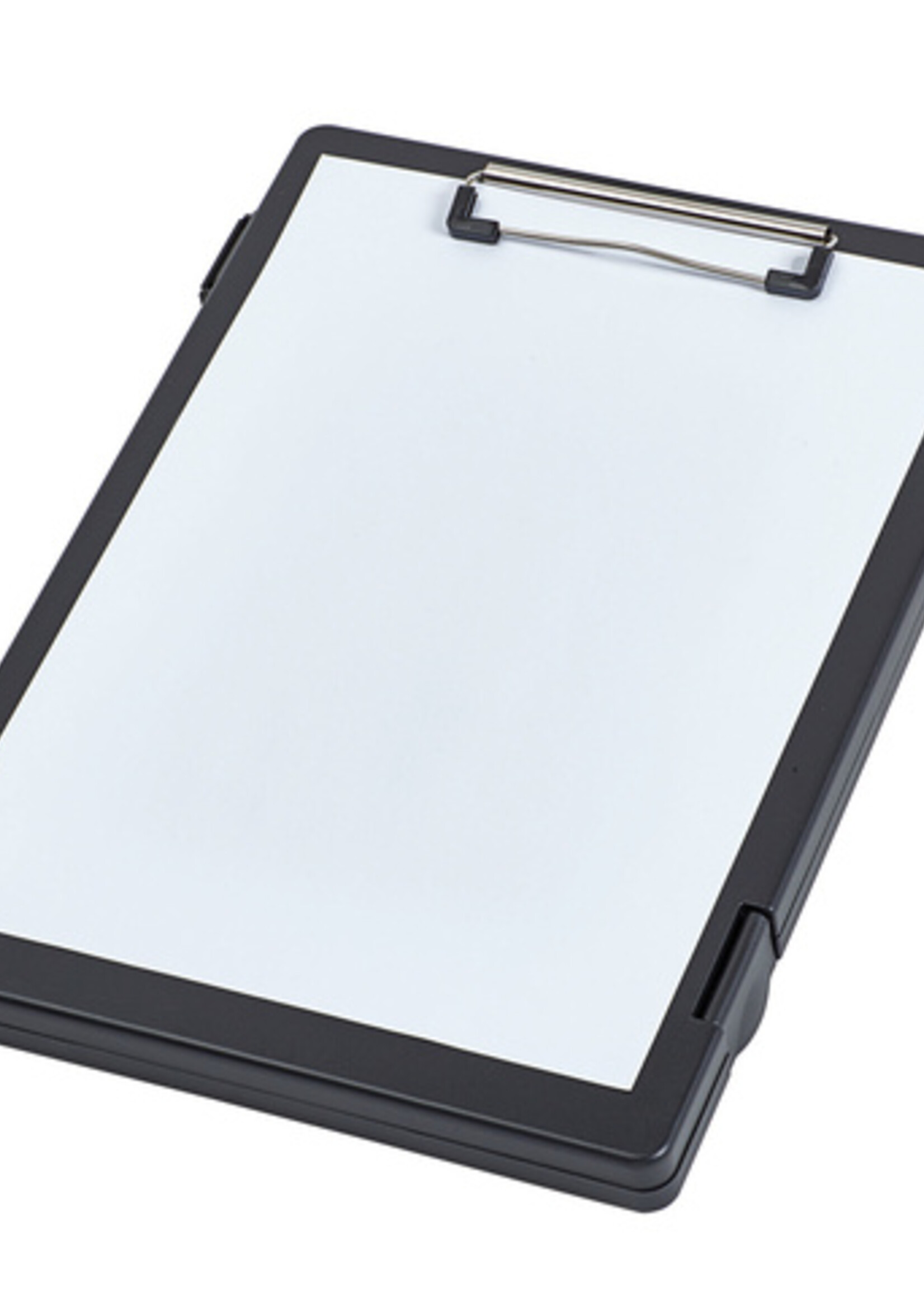 MAUL Porte-bloc avec compartiment MAULtred A4 portrait ouverture latérale PP noir