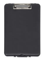 MAUL Klembordkoffer MAUL slim A4 staand met opbergvak topopening PP zwart