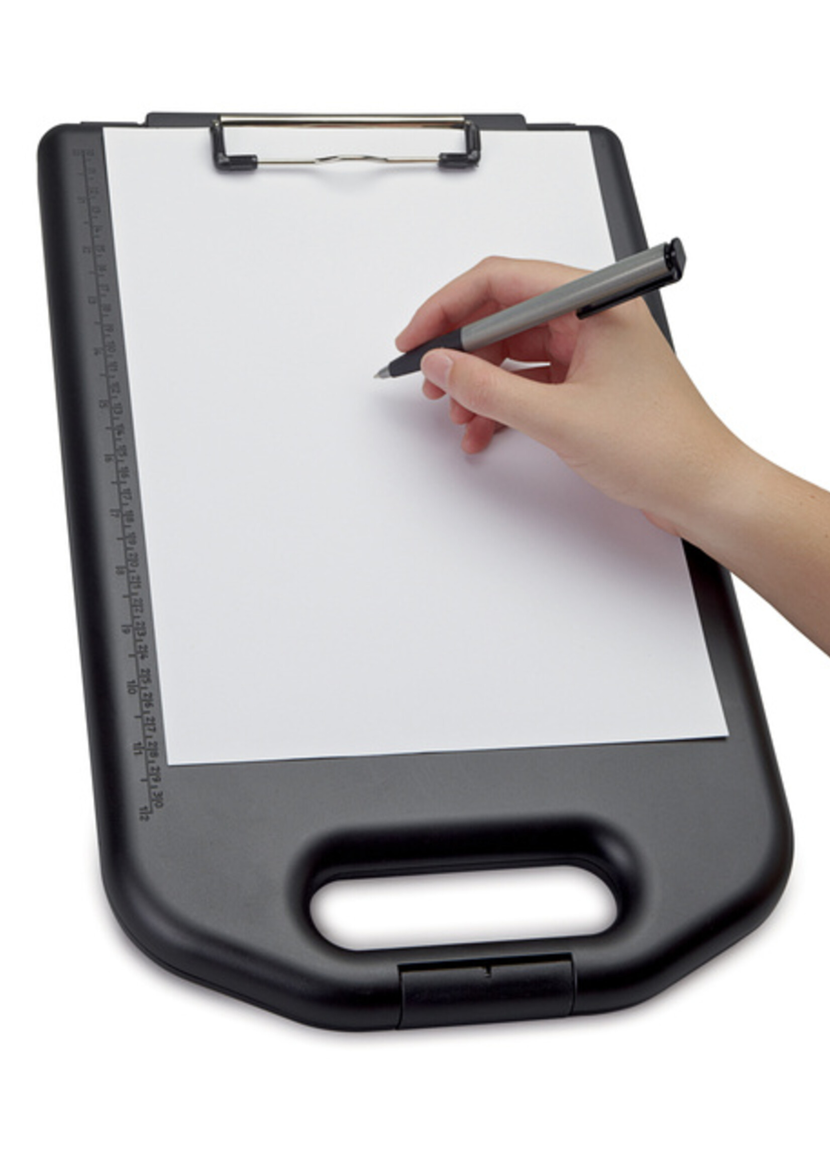 MAUL Klembordkoffer MAULbreed A4 staand met opbergvak large topopening PP zwart