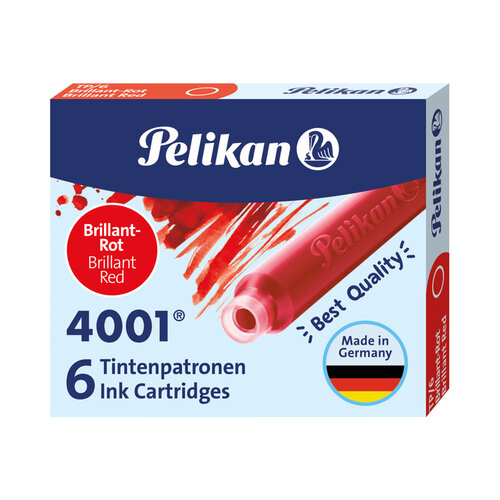 Pelikan Cartouche d'encre Pelikan 4001 rouge