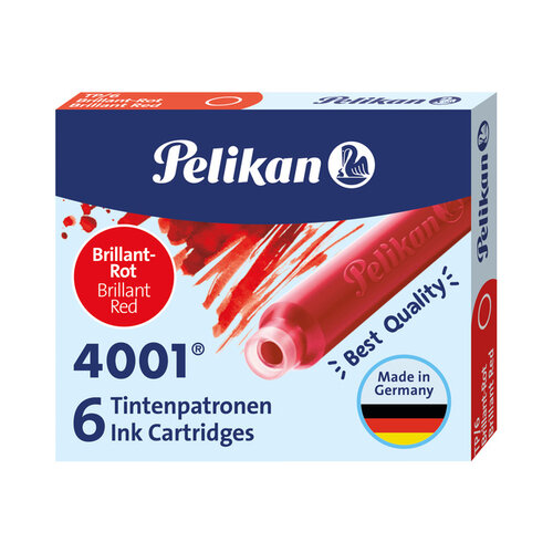 Pelikan Inktpatroon Pelikan 4001 rood