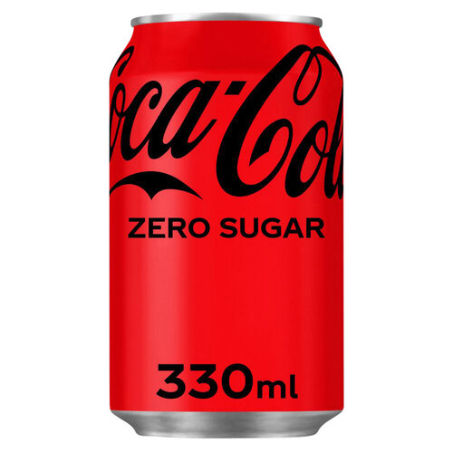 Coca Cola Frisdrank Coca Cola zero blik 330ml
