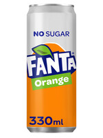 Fanta Boisson Fanta orange Zero canette 330ml