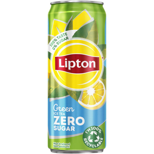 Lipton Frisdrank Lipton Ice Tea green zero blik 330ml