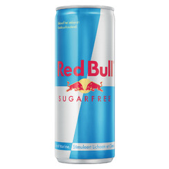 Boisson énergétique Red Bull sans sucre canette 250ml