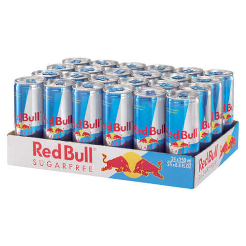 Red Bull Boisson énergétique Red Bull sans sucre canette 250ml