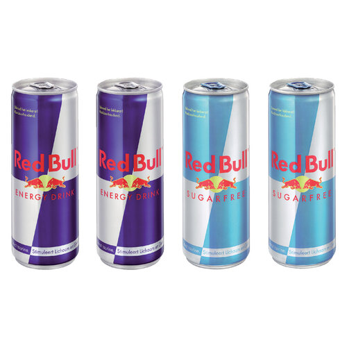 Red Bull Boisson énergétique Red Bull sans sucre canette 250ml