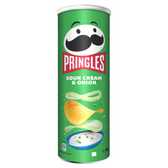 Chips tuiles Pringles Saveur crème oignon 165g