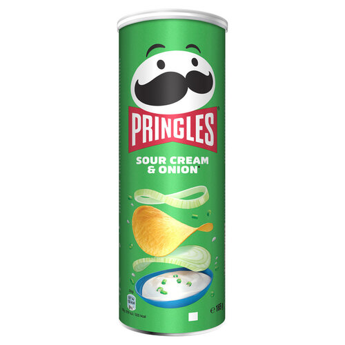 Pringles Chips tuiles Pringles Saveur crème oignon 165g