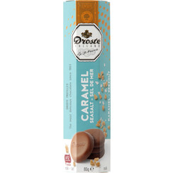 Chocolade Droste pastilles melk karamel zeezout 80gr