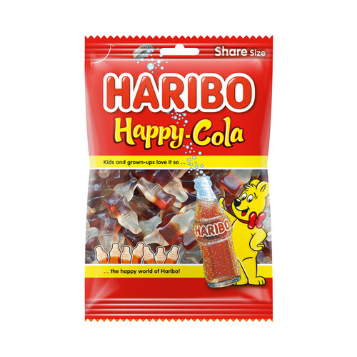 Haribo Snoep Haribo Happy Cola zak 250gr