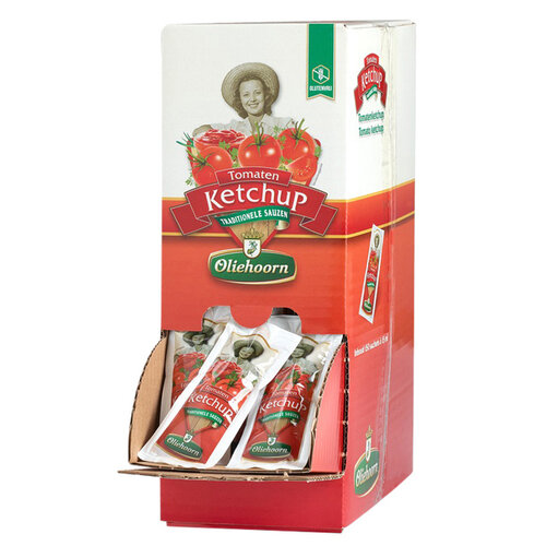 Oliehoorn Tomatenketchup Oliehoorn sachet 150x15ml