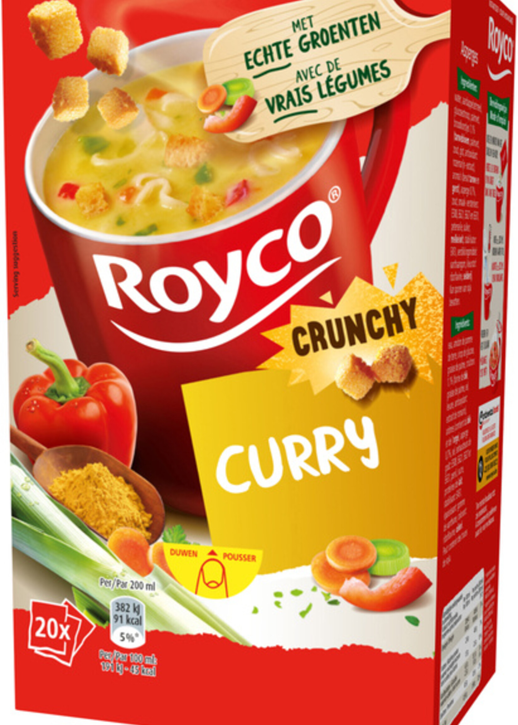 Royco Soupe Royco Crunchy curry 20 sachets