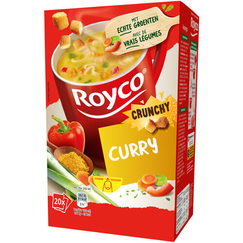 Royco Soep Royco crunchy curry 20 zakjes