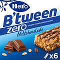 Hero Tussendoortje Hero B'tween melkchocolade zero 6pack reep 20gr