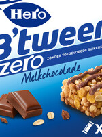 Hero Barre de céréales Hero B'tween chocolat au lait Zero 6 paks barre 25g