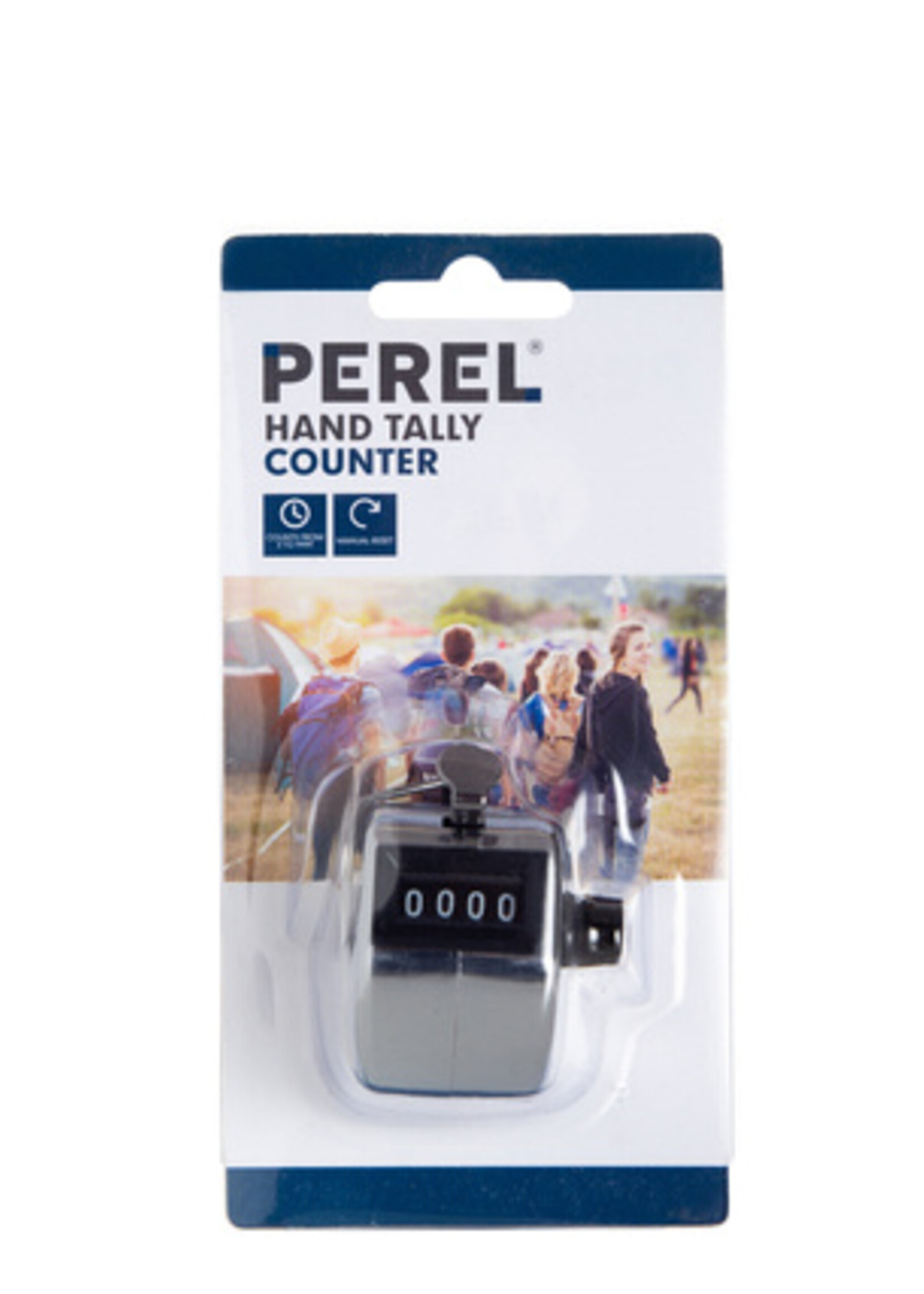 Perel Compteur de personnes Perel avec chiffres de0 à 9999 argent