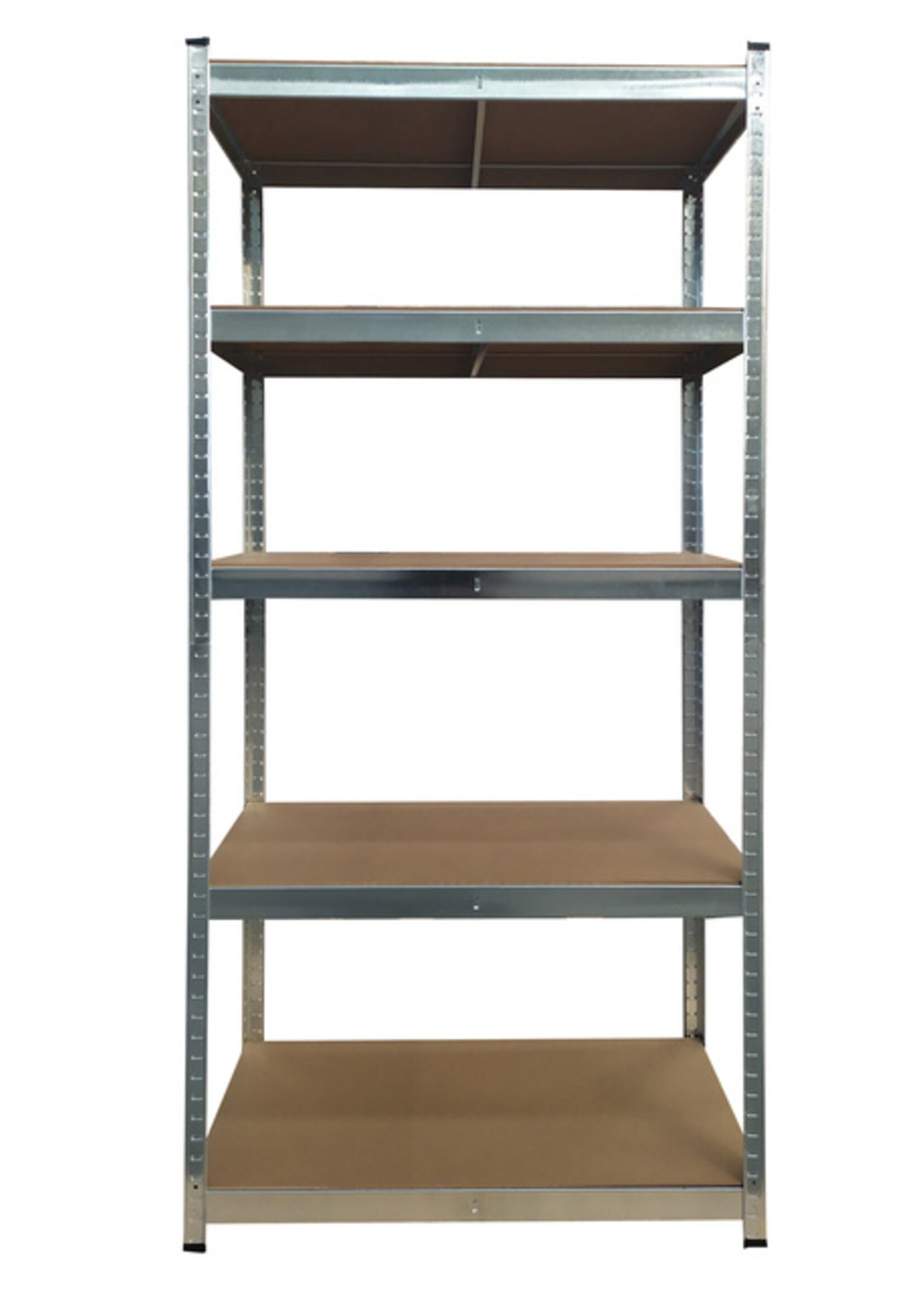 Stellingkast BRASQ 5 borden 90x40x180cm SU175 max 875 KG zilver